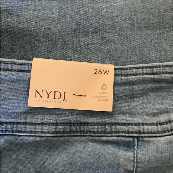 Nydj new size 26W Teresa wide leg jeans belle isle - Picture 11 of 11